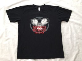 Black t-shirt  Defiance Bicycles Tacoma Owl American Apparel Large L - £15.12 GBP