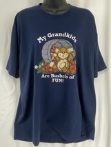 Endless Designs My Grandkids Are Bushels of Fun Bear Blue Tee Unisex Siz... - $12.34