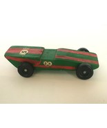 Pinewood Derby Wooden Race Car Vintage Painted Toy Grand Prix 7&quot; Boy Sco... - £10.98 GBP