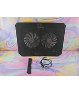 LotFancy Laptop Cooling Pad, Black (Includes USB) Read - $11.99
