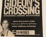Gideon’s Crossing Tv Guide Print Ad Andre Braugher TPA7 - $5.93