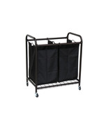 Oceanstar 2-Bag Rolling Laundry Sorter Bronze - $127.26
