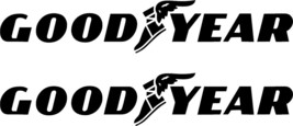 2x Goodyear Sponsor Vinyl Decal Stickers; Cars, Racing, drift, hotrod, t... - £3.10 GBP+