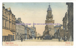 aj0513 - Scotland - Early High Street and Clock Tower, in Forres - Postcard - £1.99 GBP