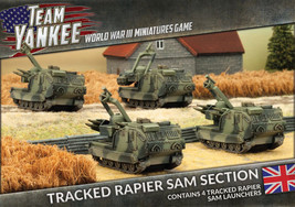Team Yankee Tracked Rapier SAM Section Flames of War TBBX07 Battlefront - $91.99