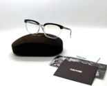 TOM FORD Women&#39;s Eyeglasses TF5550-B 005 BLACK / CLEAR 54-17-140MM BLUE ... - $134.71
