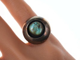 Vintage Tommy Jackson Navajo sterling and turquoise ring - £116.10 GBP