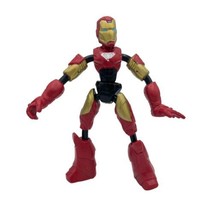 Marvel Hasbro Avengers Iron Man Bend and Flex 6&quot; Action Figure 2019 Gold and Red - £5.27 GBP