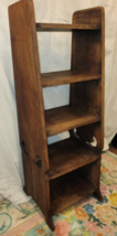 Vintage Mission Bookcase Tiger Oak Cutout on Sides - $271.15