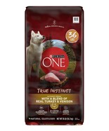 Purina One True Instinct Adult Natural Turkey and Venison Dry Dog Food 3... - £86.07 GBP