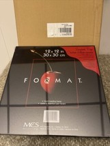 MCS Plastic Format Frame for a 12x12&quot; Photograph - Black Case Of 5 - £23.46 GBP