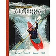 McDougal Littell Algebra 1 (McDougal Littell Mathematics) - Hardcover - GOOD - £9.54 GBP
