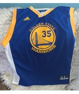 Golden State Warriors Kevin DURANT Adidas NBA Basketball Jersey Used You... - £16.29 GBP
