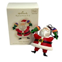 Hallmark Keepsake Ornament 2009 Magic Feliz Navidad Santa Claus In Box - £17.28 GBP