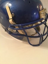 Size youth small Schutt Recruit DNA football helmet blue face mask chin ... - £59.94 GBP