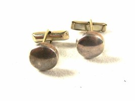 Taxco Sterling Silver Round Cufflinks By TF-26 Mexico 32216 - £34.90 GBP