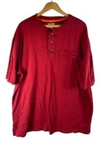 Duluth Trading Co Spillfighter Longtail T Shirt Size XL Mens Red Pocket ... - £37.14 GBP