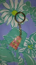 Lilly Pulitzer Key Chain Pink and Green Dress (FC) - $13.85