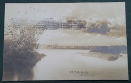 1906 antique MILTON PA UP THE RIVER RPPC sent to Ellen Stiner lancaster pa - £14.75 GBP