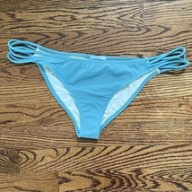 Eberjey Xenia Bikini Bottoms Iceberg Blue Size L Large NWT Summer Beach - £15.20 GBP