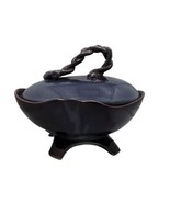 Johannes Brahm #865 California Pottery Candy Dish Purple Vintage - $19.99