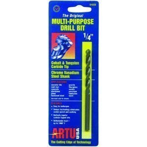 Artu Cobalt Multi Purpose Drill Bit Concrete, Percussion 4-1/2" Overall Length,  - £12.50 GBP