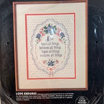 Dimensions Counted Cross Stitch Love Endures All Things 3581 - $11.88
