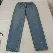 Vintage Levi's 550 Relaxed Fit Tapered Leg Women's 10L (28x31) Blue Denim Pants image 11