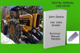 John Deere 540  540A Skidder Technical Manual TM1003 - £14.88 GBP+