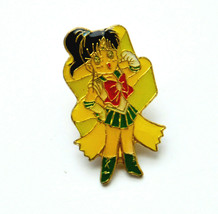 Sailor Jupiter bow Sailor Moon pin vintage Bandai Japan brooch - $19.79