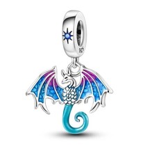2024 New S925 Colorfull Dragon Dangle Charm for Bracelet and Necklace - £8.55 GBP