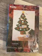 Bucilla Felt Applique Kit,Christmas Tree,Card Holder,Wallhanging,Door,84826,NIP - £62.46 GBP
