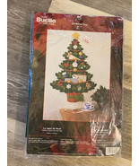 Bucilla Felt Applique Kit,CHRISTMAS TREE,Card Holder,Wallhanging,Door,84... - £61.10 GBP