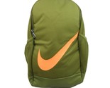 Nike Brasilia Kids Backpack School Bag 18L Olive Orange NEW DV9436-368 - £27.48 GBP
