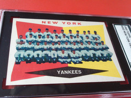 1960  TOPPS  # 332   NEW  YORK  YANKEES  TEAM  4th  SERIES  CHECK  LIST ... - $149.99