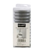 12 Piece Plastic Locking Hook Set Easy Gliding Shower Curtain Rings Gray - $10.85 CAD