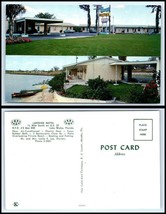 FLORIDA Postcard - Lake Wales, Lakeside Motel M23 - £2.40 GBP