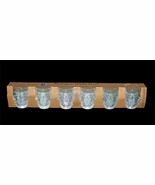 6 Bar Circleware Radiance White Pearl Luster Skull 1.75 Oz Shot Glasses NIB - $30.00 CAD
