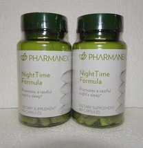 Two pack: Nu Skin Nuskin Pharmanex NightTime Night Time Formula 60 Capsu... - £42.37 GBP