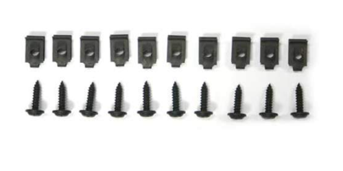 1975-1979 Corvette Screw Kit Front Grille With U Nuts 20 Pieces - $23.71