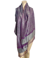 Pashmina Women&#39;s Scarf/Wrap Blue/Lavender - $16.14