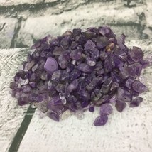 Faux Amethyst Rock Pile Stone Chip Beads Lot Jewelry Making Crafting - £9.29 GBP