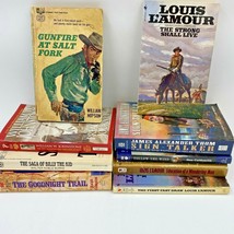 Western Paperbacks Lot of 9 Louis L&#39;Amour Cowboys Indians Billy the Kid BK22 - £14.97 GBP