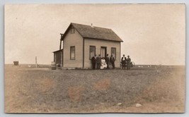 RPPC Pioneer Homestead Dapper Men Women Children Chickens Carriages Post... - £15.64 GBP