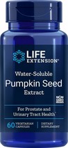 Life Extension Water-Soluble Pumpkin Seed Extract, 60  Vegetarian Capsules - £14.69 GBP