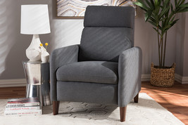 Donato Gray Fabric Upholstered Lounge Chair - $10,424.53 MXN