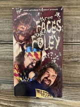 WWF Three Faces of Foley VHS, 1998 Cactus Jack, Dude Love, Mankind WWE Wrestling - £4.70 GBP
