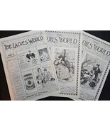 The &#39;Ladies World&#39; Antique Magazine September October &amp; November 1895  I... - $111.35 CAD