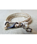 Unique &amp; Co Womens Leather Wrap Bracelet With Charm - $625.51 MXN