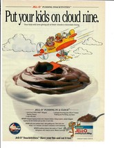 1993 Jell-O Magazine Print Ad Put Your Kids On Cloud Nine Pudding Recipe - £11.55 GBP
